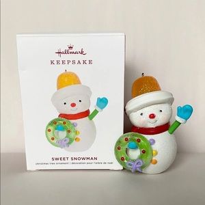 Sweet Snowman limited edition Hallmark Keepsake Ornament